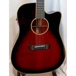 Levin LA85DCE Electro Acoustic Dreadnought Guitar in Rum Cask Gloss