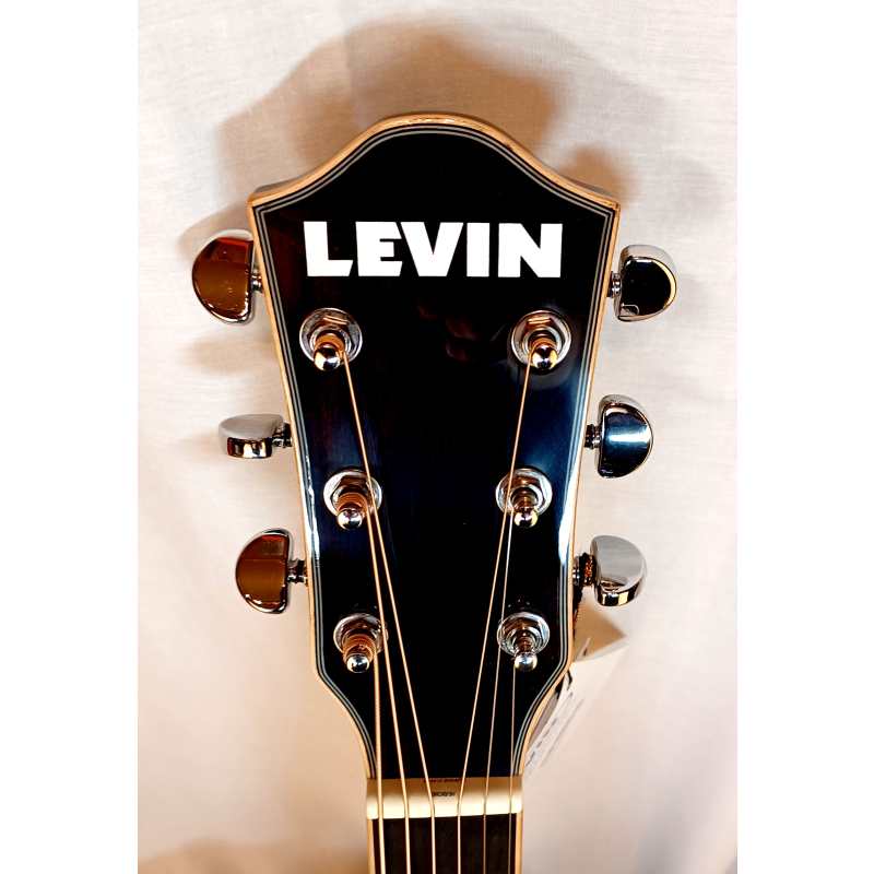Levin LA85DCE Electro Acoustic Dreadnought Guitar in Rum Cask Gloss - Image 3
