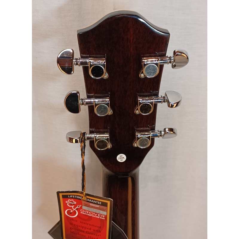 Levin LA85DCE Electro Acoustic Dreadnought Guitar in Rum Cask Gloss - Image 6