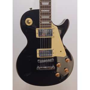 Levin LE58-BK Electric Guitar in High-Glo Black