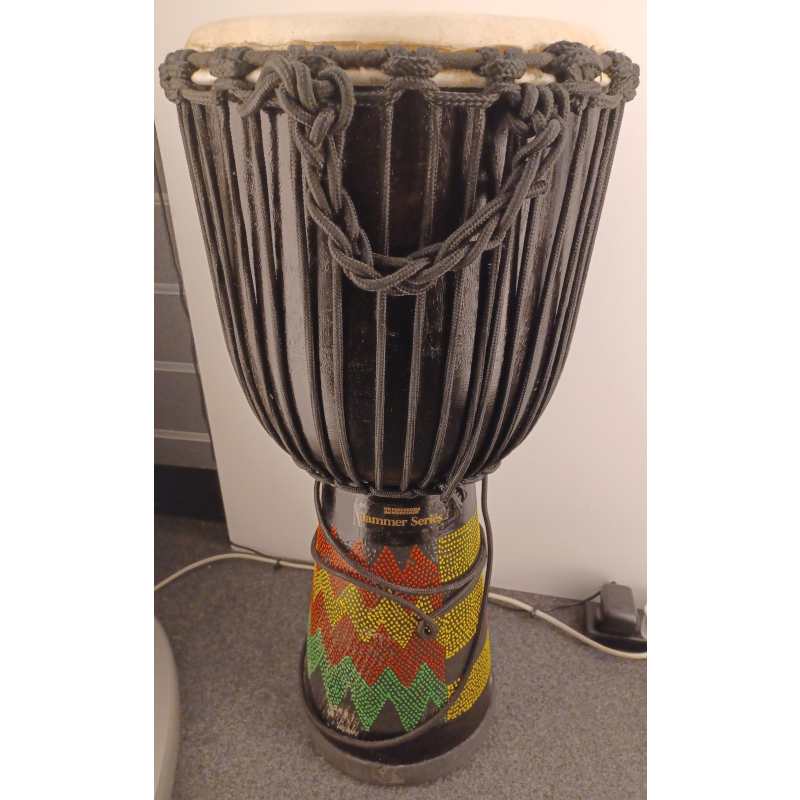 Percussion Workshop Jammer Series djembe - rope tuned ~ 10 inch head - Image 5