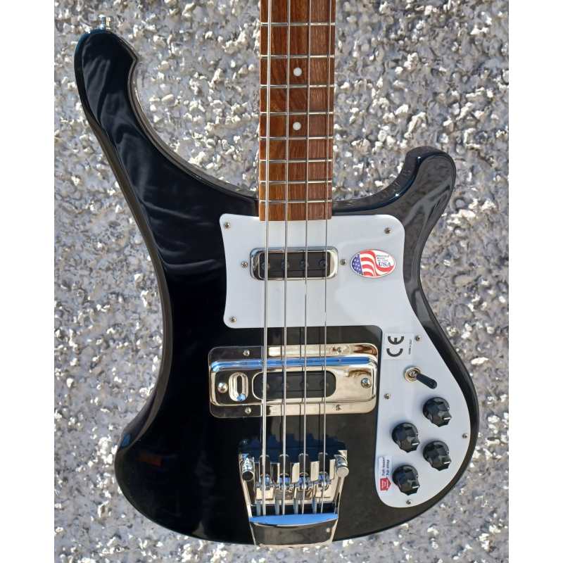 Rickenbacker 4003S Bass Guitar, Jetglo Black - Image 15