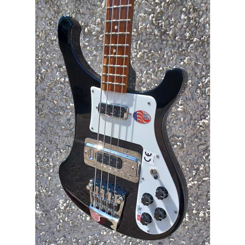 Rickenbacker 4003S Bass Guitar, Jetglo Black - Image 16