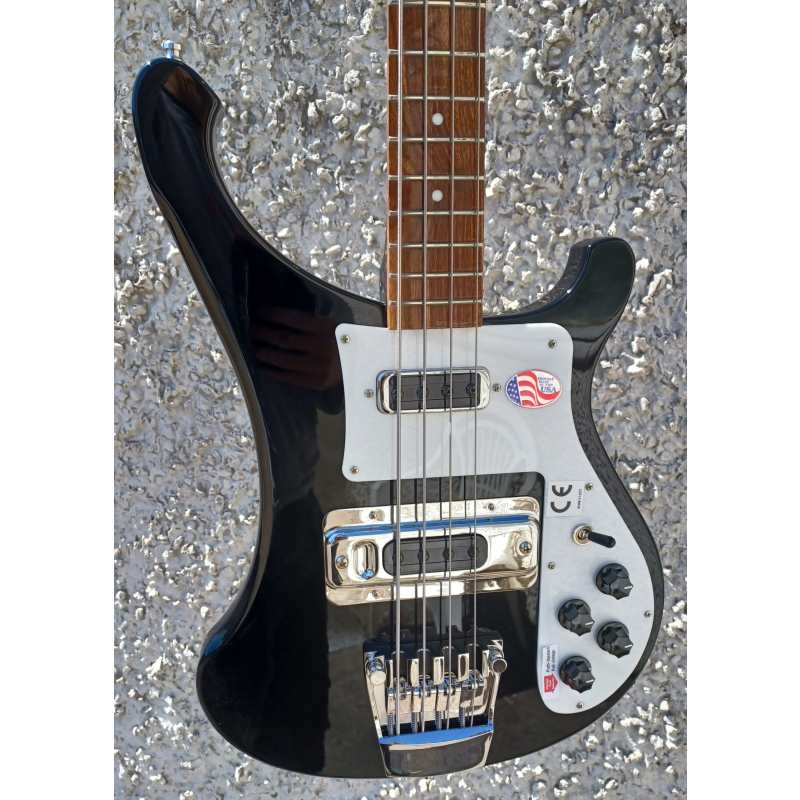 Rickenbacker 4003S Bass Guitar, Jetglo Black - Image 17