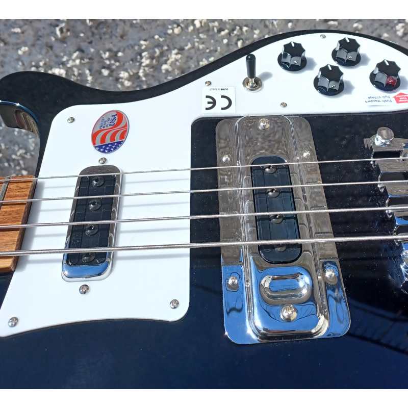 Rickenbacker 4003S Bass Guitar, Jetglo Black - Image 19