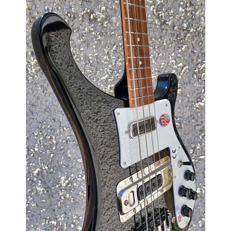 Rickenbacker 4003S Bass Guitar, Jetglo Black - Image 21