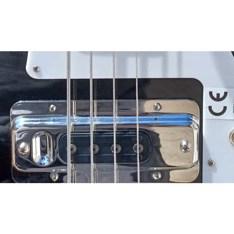 Rickenbacker 4003S Bass Guitar, Jetglo Black - Image 2