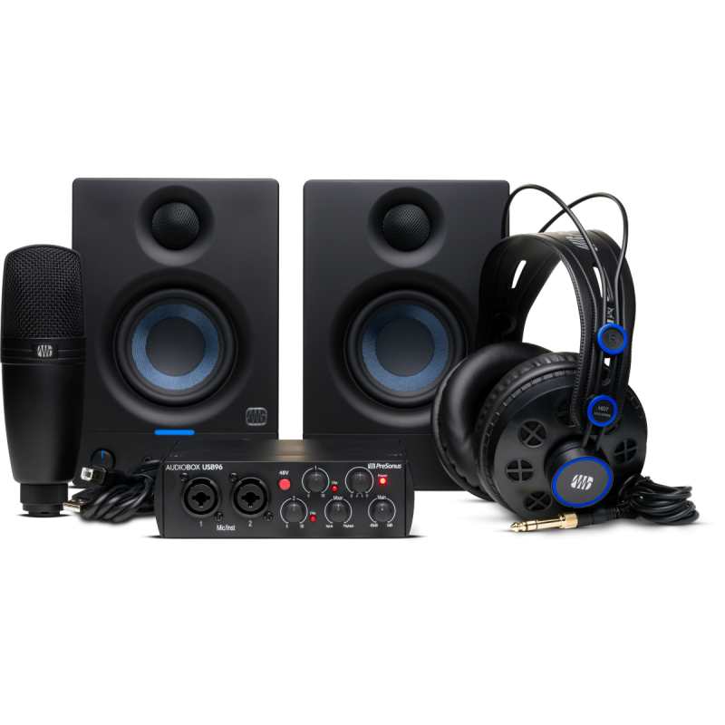 PreSonus AudioBox 96 Studio Bundle - With Interface, Mic & Headphones - Image 4