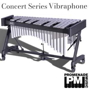 Adams VCNA30S Concert Series 3-octave Vibraphone [No Motor] with Silver Aluminum Anodized Bars and Apex Frame