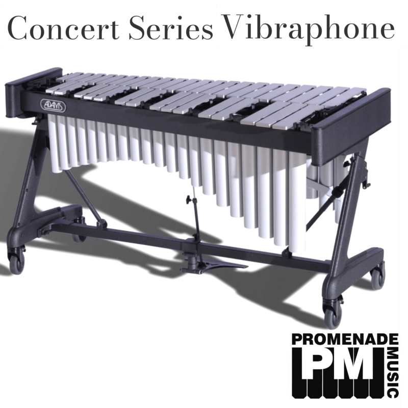 Adams VCNA30S Concert Series 3-octave Vibraphone [No Motor] with Silver Aluminum Anodized Bars and Apex Frame