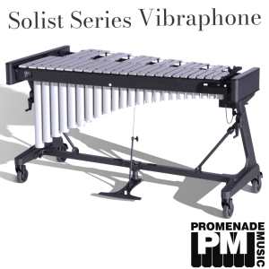 Adams VSWA31S Soloist Series 3.1-octave Vibraphone with Variable Speed Motor, Silver Aluminium Anodized Bars, and Apex Frame