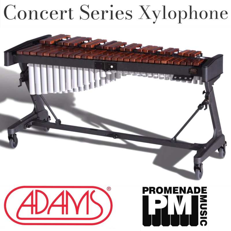 Adams XC2HA40 Concert Series 4-octave Xylophone with Graduated 48 - 40cm Honduran Rosewood Bars, Apex Frame, Cover & Mallets [A = 442 Hz octave tuned] - Image 2