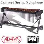 Adams XC2HA40 Concert Series 4-octave Xylophone with Graduated 48 - 40cm Honduran Rosewood Bars, Apex Frame, Cover & Mallets [A = 442 Hz octave tuned]