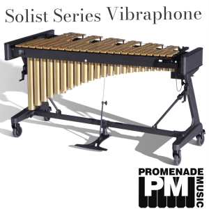 Adams VSWA31G Soloist Series 3.1-octave Vibraphone with Variable Speed Motor, Gold Aluminium Anodized Bars, and Apex Frame