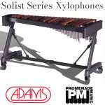 Adams XS2HA35 Soloist Series 3.5-octave Xylophone with 38.5mm Honduran Rosewood Bars, Height Adjustable Apex Frame, Aluminum Resonators, Short Cover and Mallets [A = 442 Hz Octave Tuned]