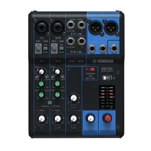 Yamaha MG06 Mixer - 6 Channel Unpowered Mixer