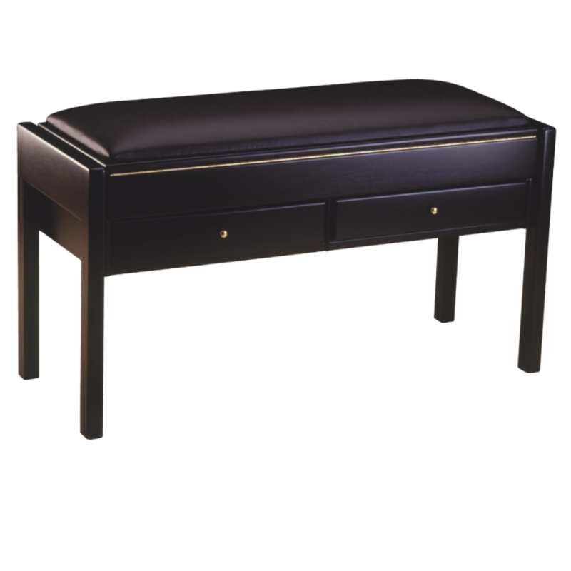 Collard & Collard English Made Duet Piano Stool with Box and 2 Drawers by Dean Watts