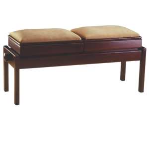 Collard & Collard English Made Teacher Adjustable Duet Piano Stool with Boxes by Dean Watts