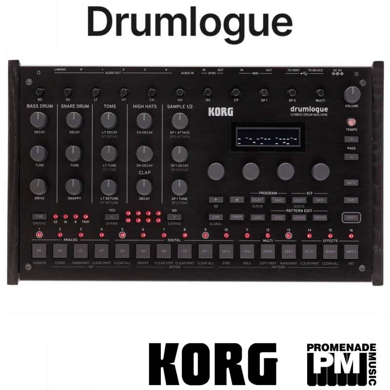Korg Drumlogue Analog/Digital Hybrid Drum Machine
