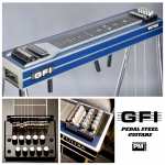 Special Order Keyless Ultra Model – Choice of 5 Colours of GFI S10KU Keyless Ultra Pedal Steel Guitar with Hardcase [single neck 10-string with 3 pedals and 4 knee levers]