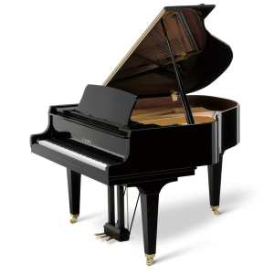 Kawai GL-30 Grand Piano in Ebony Polished Black (The 166cm /5’5″ GL30 is Made in Japan)