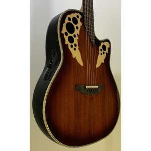 Ovation C2078AXP-KOA Exoticwood Elite Cutaway Electro inc Gig Bag