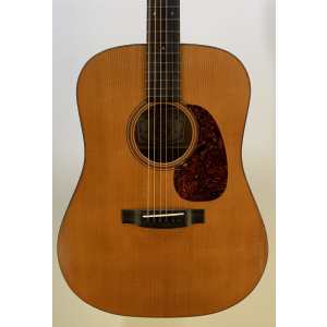 Atkin Essential D Dreadnought Acoustic Guitar (Ebony Fingerboard) in Natural Aged Finish with Hard Case