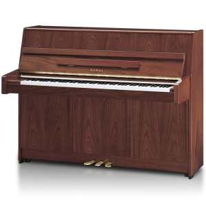 New Kawai K15E Upright Piano in Polished Mahogany (109cm) Made in Indonesia.