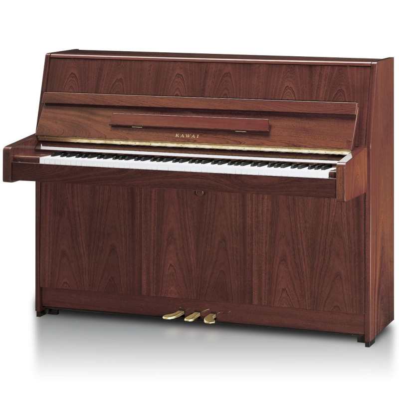 New Kawai K15E Upright Piano in Polished Mahogany (109cm) Made in Indonesia.