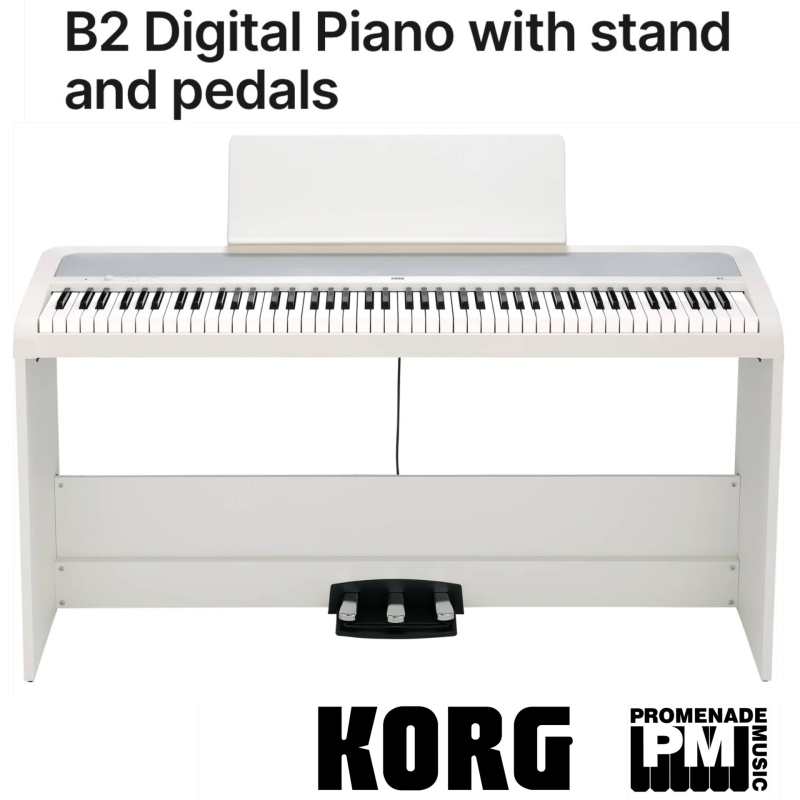 Korg B2SP Digital Piano in White - Image 2