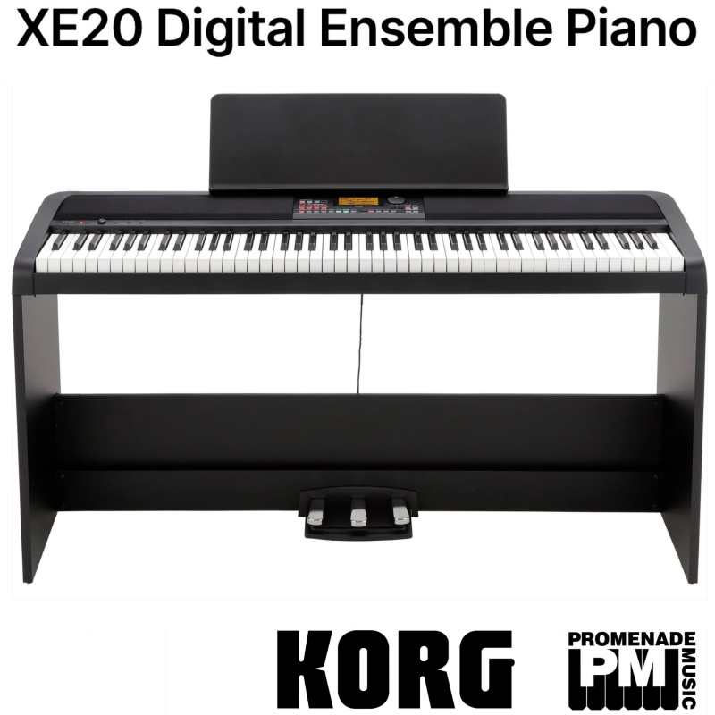 Korg XE20SP Digital Ensemble Piano (with stand and pedals) - Image 2