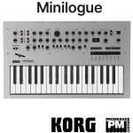 Korg Minilogue (37-slim-key polyphonic analogue synth)