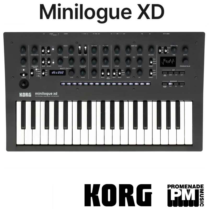 Korg Minilogue XD (37-slim key analog synth)