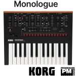 Korg Monologue in Black (25-key monophonic analogue synthesizer)