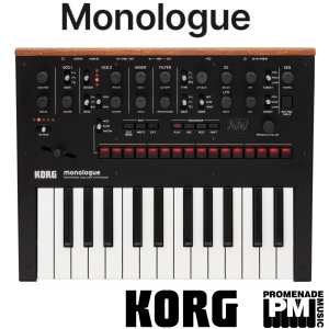 Korg Monologue in Black (25-key monophonic analogue synthesizer)