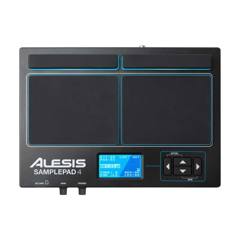 Alesis Sample Pad 4 Sample Triggering Drum Pad with 10 Preset Kits and 25 Percussion & Electronic Drum Sounds - Image 3