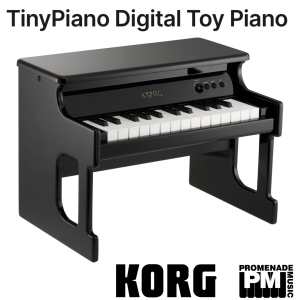 KORG tinyPIANO 25 Mini Key Digital Piano, Black Finish
