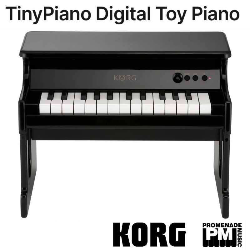 KORG tinyPIANO 25 Mini Key Digital Piano, Black Finish - Image 2