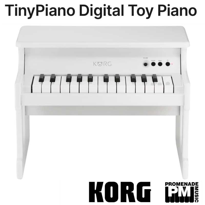 KORG TinyPIANO 25 Mini Key Digital Piano, White Finish - Image 2