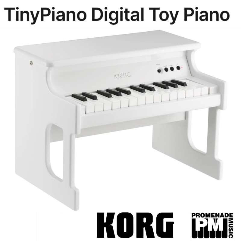 KORG TinyPIANO 25 Mini Key Digital Piano, White Finish
