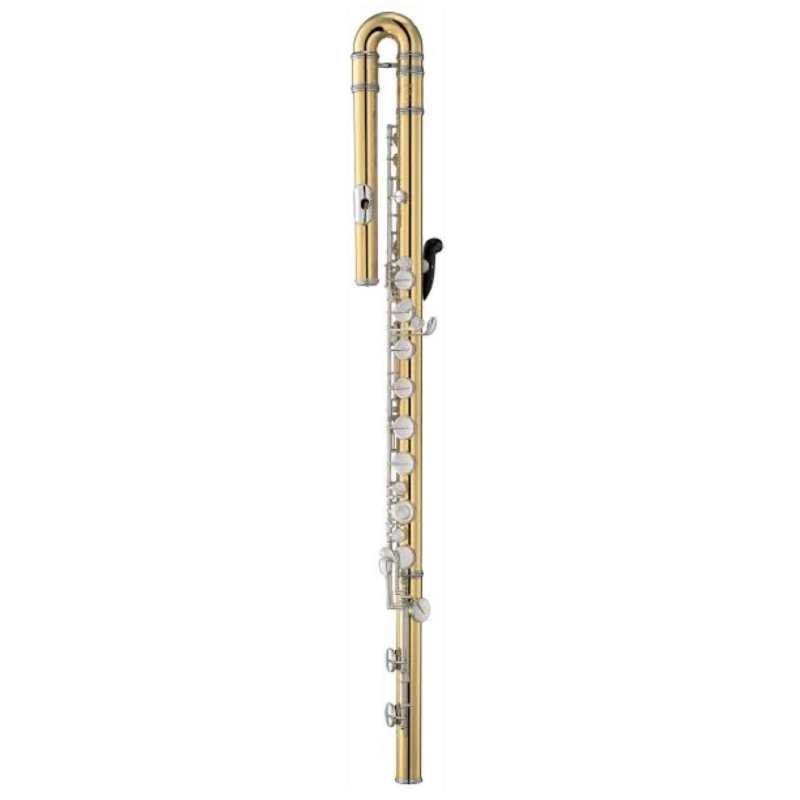 Yamaha YFLB441 Mk2 Bass Flute Outfit With Case