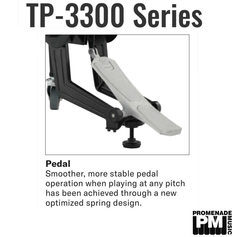 Yamaha TP-3326 26" Portable Aluminium Timpani ….. with pedal balance spring system, retractable legs, and foldable pedal (tp3300 series tp3326) - Image 6