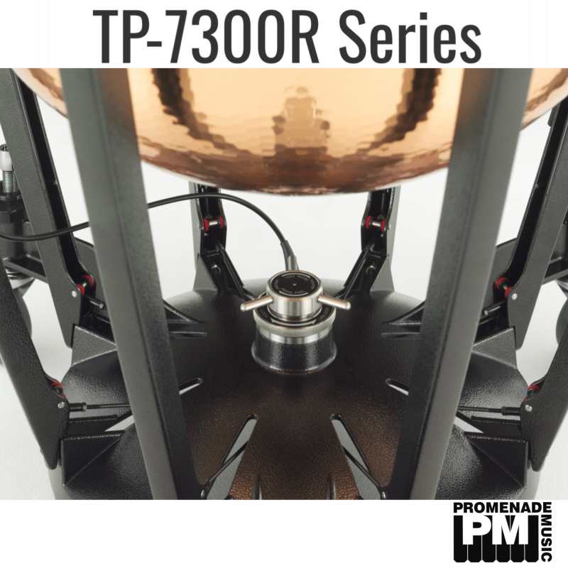 Yamaha TP-7326R 26" Symphonic Hammered Copper Timpani ….. with pedal balance spring system, tuning key, yamaha remo renaissance head, and head protector (tp7300r series tp7326r) - Image 3