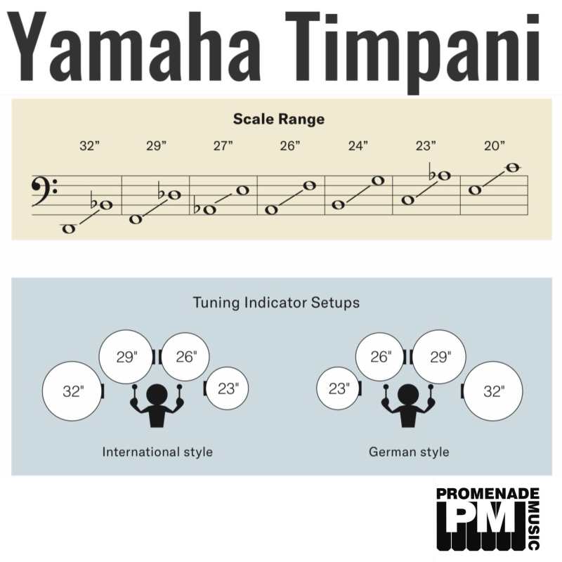 Yamaha TP-3326 26" Portable Aluminium Timpani ….. with pedal balance spring system, retractable legs, and foldable pedal (tp3300 series tp3326) - Image 14