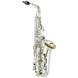 Yamaha YAS480S Alto Sax In Silver Plate With Mouthpiece & Case