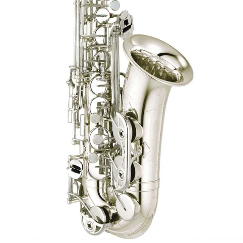 Yamaha YAS480S Alto Sax In Silver Plate With Mouthpiece & Case - Image 2