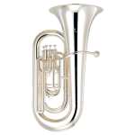 Yamaha YBB321S Bb Tuba in Silver Plate (With Case & Mouthpiece)