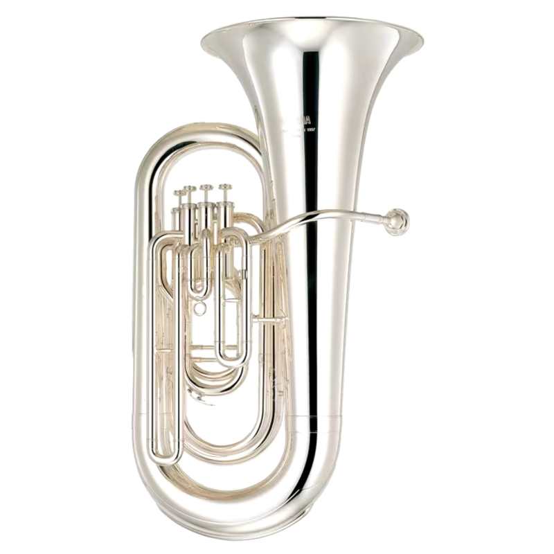 Yamaha YBB321S Bb Tuba in Silver Plate (With Case & Mouthpiece)
