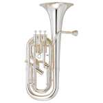 Yamaha YBH-621S Bb Baritone Horn in Silver Plated Finish with Case & Mouthpiece (professional 4-valve model YBH621S)