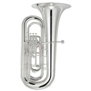 Yamaha YEB632S MK2 Neo Series Eb Tuba in Silver Plated Finish … 3+1 Valve Professional Model Tuba (480mm Bell) with Case & Mouthpiece (YEB-632S-02)